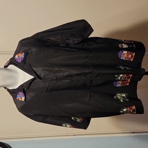 Las Vegas Hawaiian style casino art black xl shirt